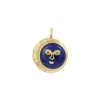 Moon Eclipse Charm 14K