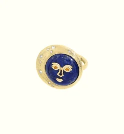 Moon Eclipse Ring 14K