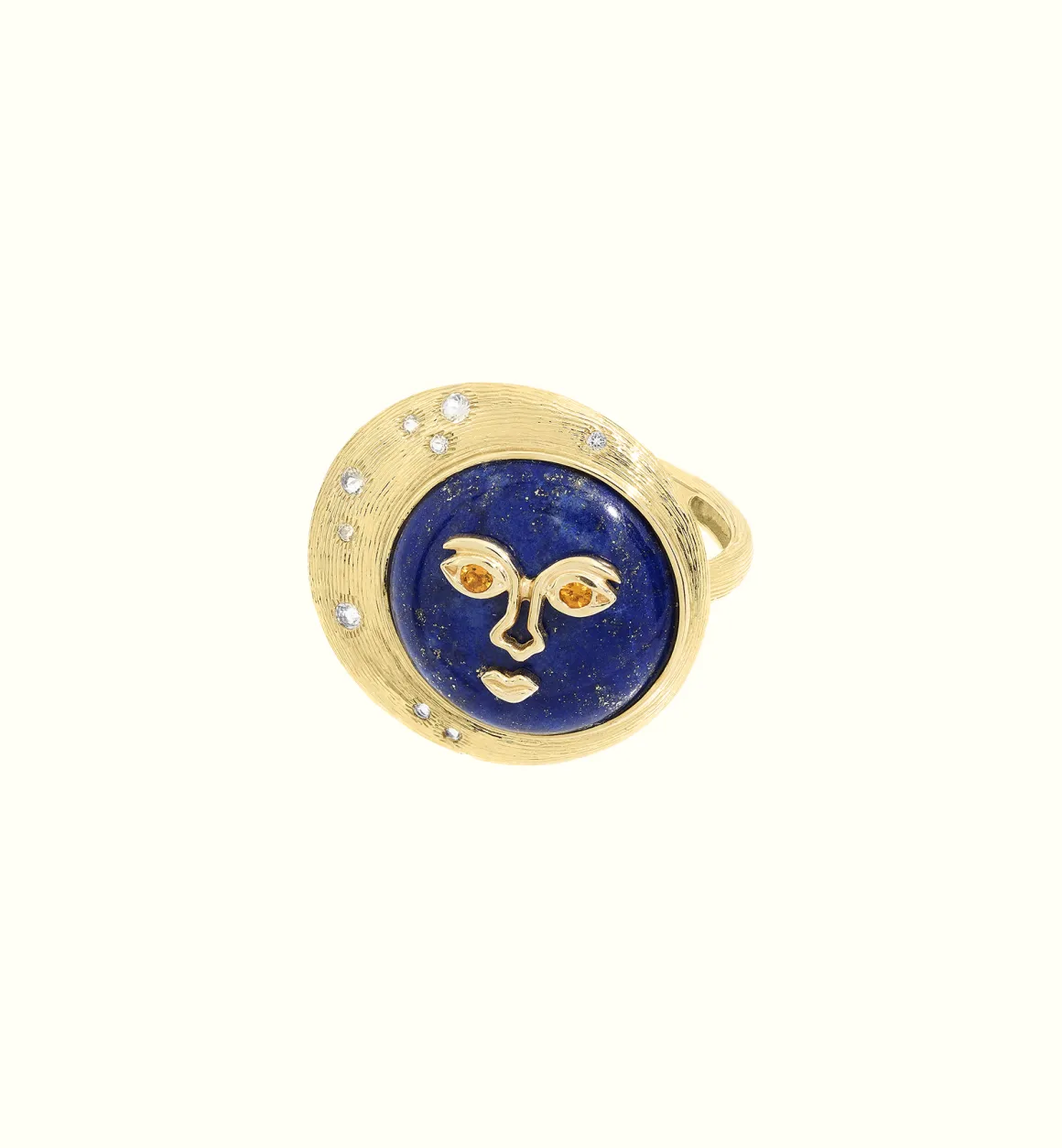 Moon Eclipse Ring 14K