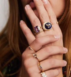 Moon Eclipse Ring 14K