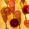 Multicoloured Wine Glass Set of 4