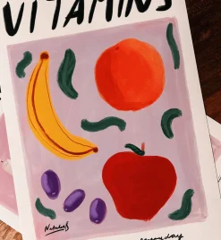 Natalia Bagniewska Vitamins Poster