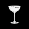 Naughty & Nice Champagne Glass