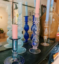 Ocean Glass Candle Holder