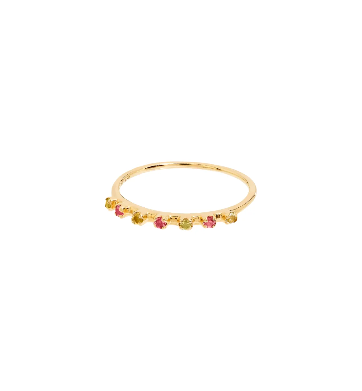 Pastel Rainbow Ring 14K