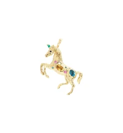 Pegasus Charm 14K