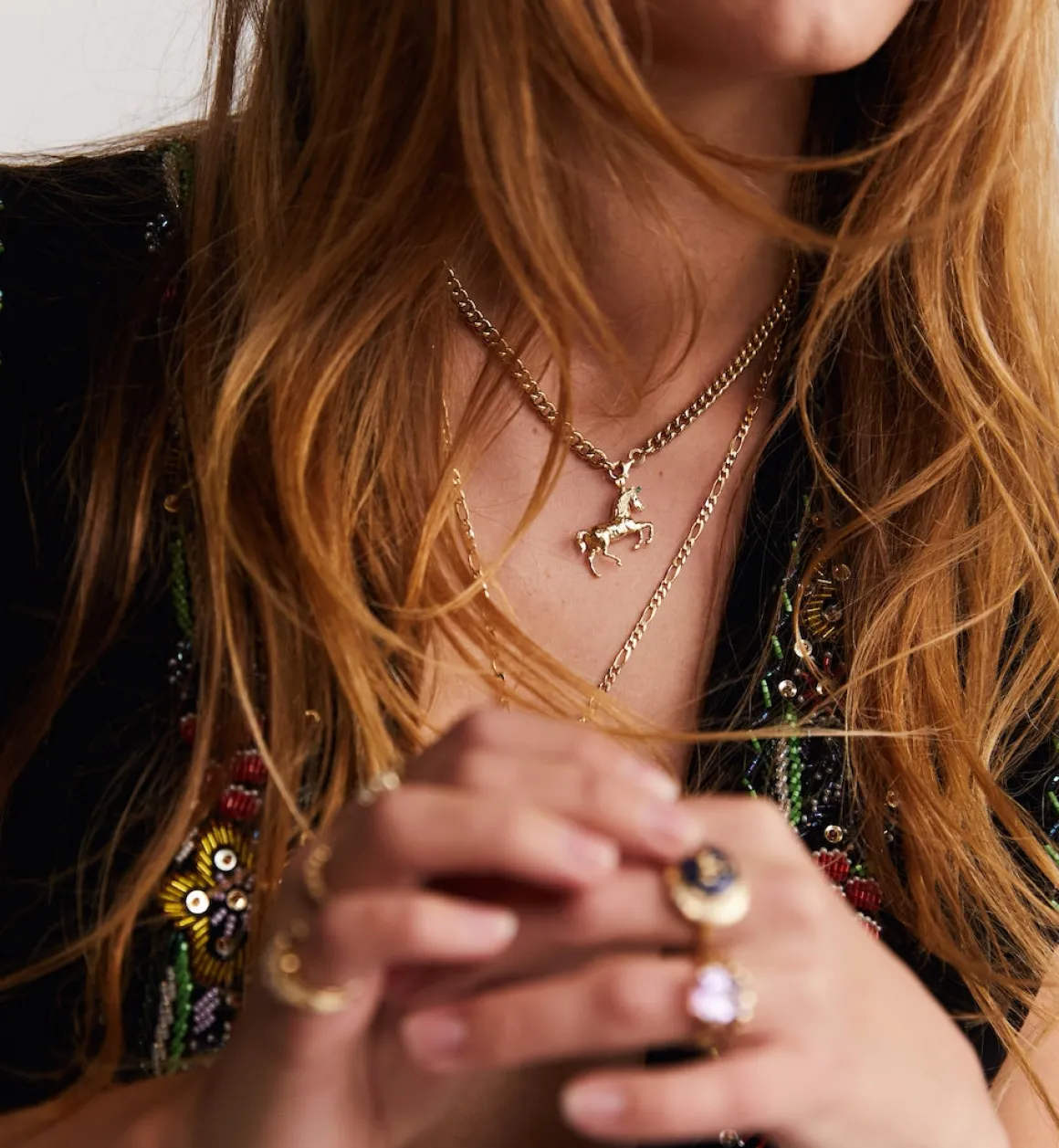 Pegasus Charm 14K