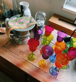 Petunia Wine Glass