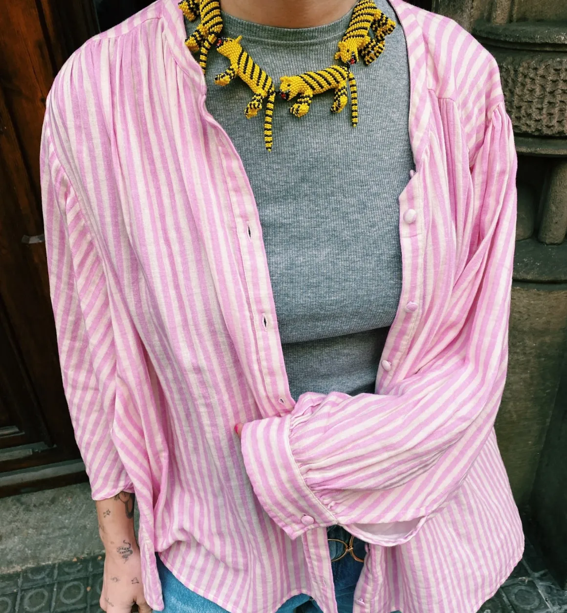Pájara Pinta Short Tiger Party Necklace