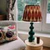 Pooky Pink Ikat Silk Lampshade
