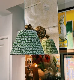 Pooky Rose Brass Wall Lamp