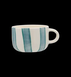 Powder Striped Cappuccino Mug