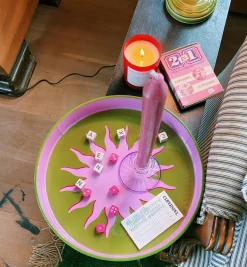 Purple Jane Candle Holder