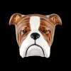 Quail English Bulldog Wall Vase