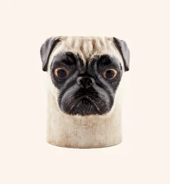 Quail Pug Pencil Pot