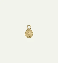 Radiant Sun Earring Charm 14K