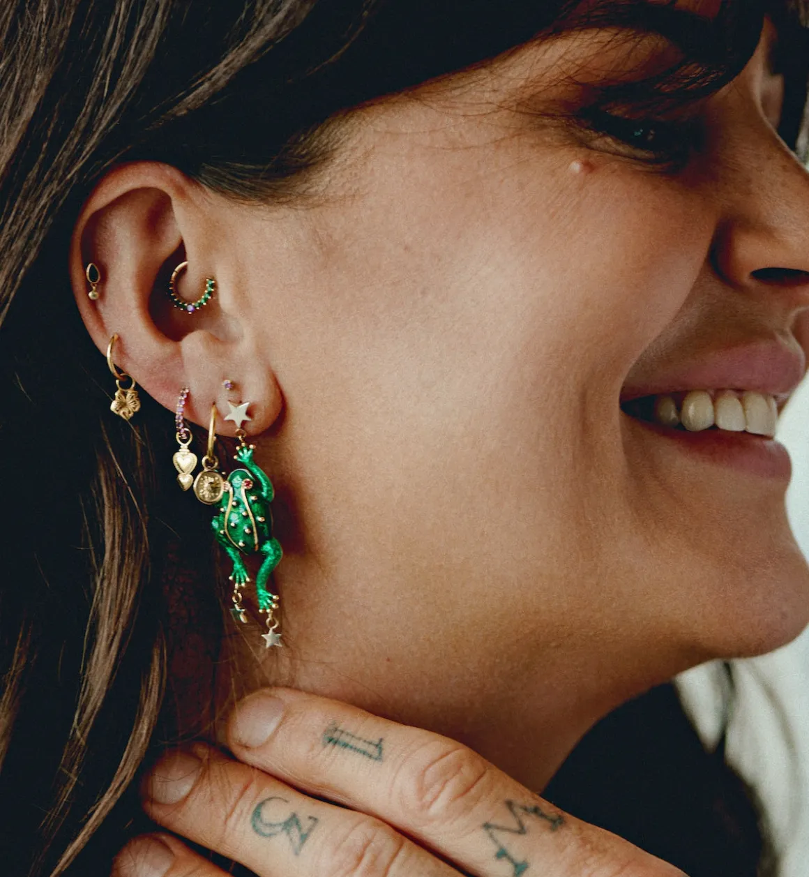 Radiant Sun Earring Charm 14K