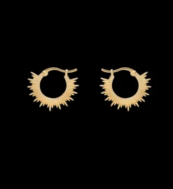 Rising Sun Ring Earrings