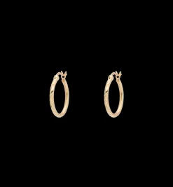 Rope Plain Hoop Earrings