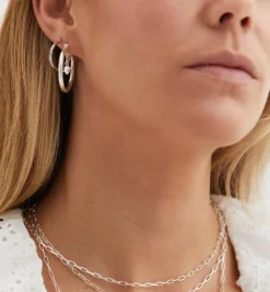 Rope Plain Hoop Earrings