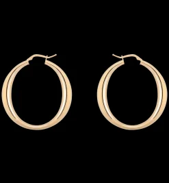 Sculpted Plain Hoop Earrings