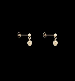 Set Of Heart Earrings 14K