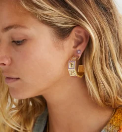 Single Angel Eye Stud Earring