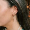 Single Aurora Stud Earring 14K