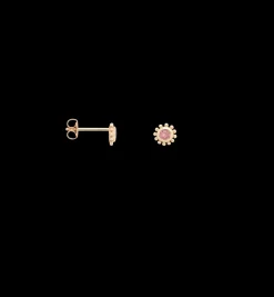 Single Byzantine Stud Earring 14K