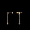 Single Cupids Arrow Stud Earring 14K