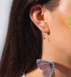 Single Cupids Arrow Stud Earring 14K