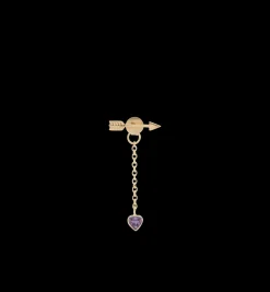 Single Cupids Arrow Stud Earring 14K