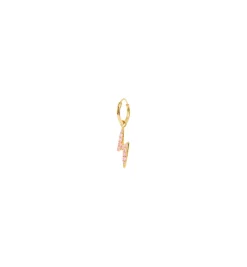 Single Electric Love Ring Earring