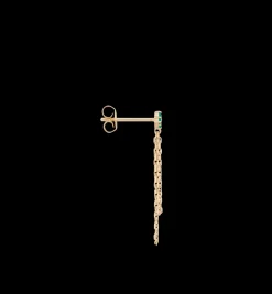 Single Enchanted Chain Stud Earring 14K