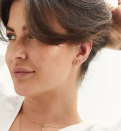 Single Endless Love Stud Earring 14K