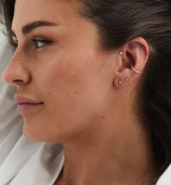 Single Endless Love Stud Earring 14K