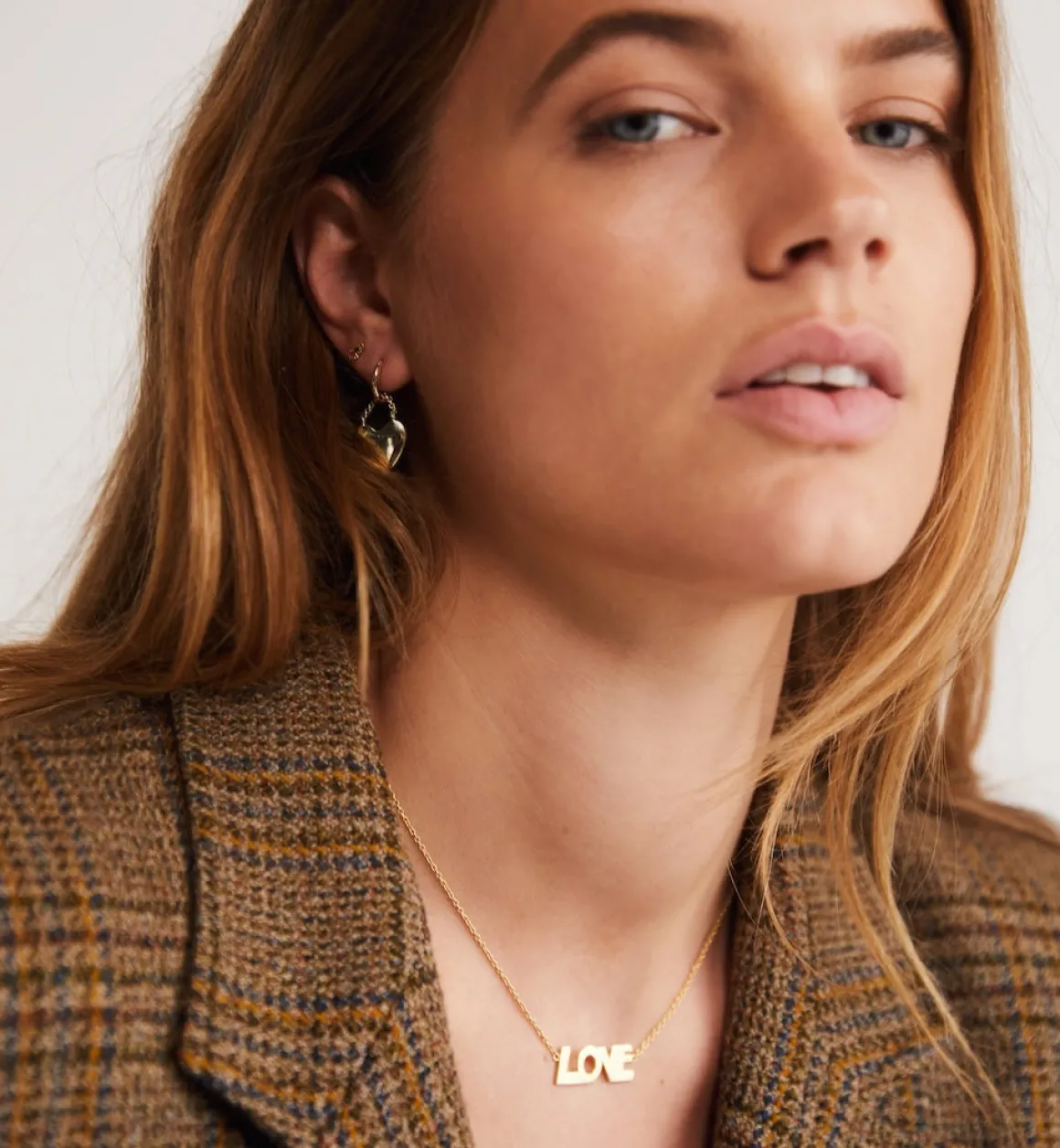 Single Interstellar Ring Earring 14K