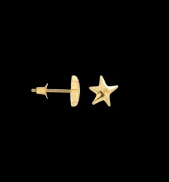 Single Mesmerising Star Stud Earring 14K