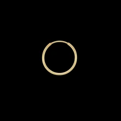 Single Plain Ring Earring