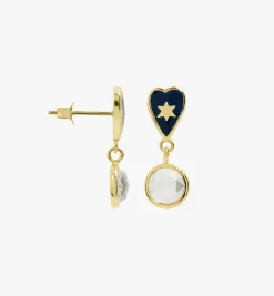 Single Sky Rain Stud Earring 14K