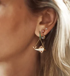 Single Trio Diamond Stud Earring