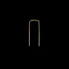Single Two Bar Chain Earring 14K