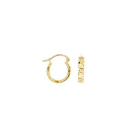 Single Universal Love Ring Earring 14K