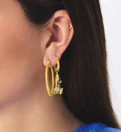 Small Spiral Hoop Earrings
