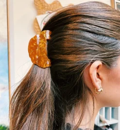 Solar Eclipse French Croissant Hair Clip