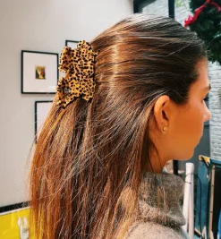 Solar Eclipse Leopard Hair Clip