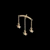 Starry Sky Hidden Helix Piercing Front 14K