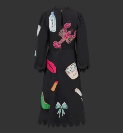 Stella Nova Black Bead Embellished Dress