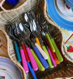 Teaspoon Set 6 Pieces - Bright Multicolour