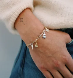Tiny Dice Charm 14K